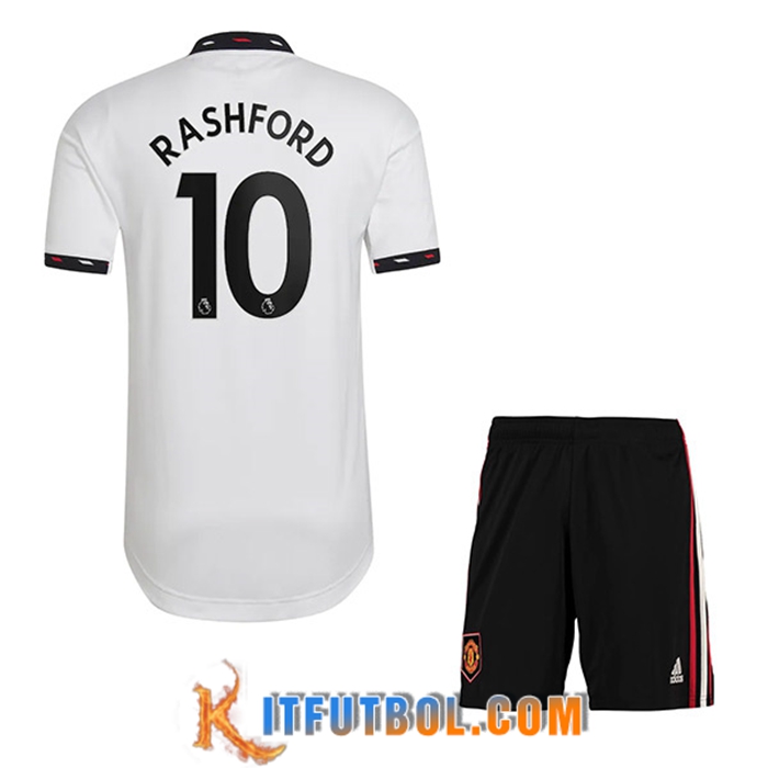 Camisetas De Futbol Manchester United (RASHFORD #10) Ninos Segunda 2022/23