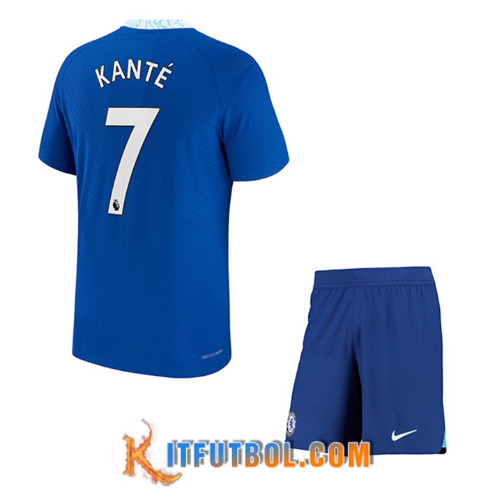 Camisetas De Futbol FC Chelsea (KANTÉ #7) Ninos Primera 2022/23