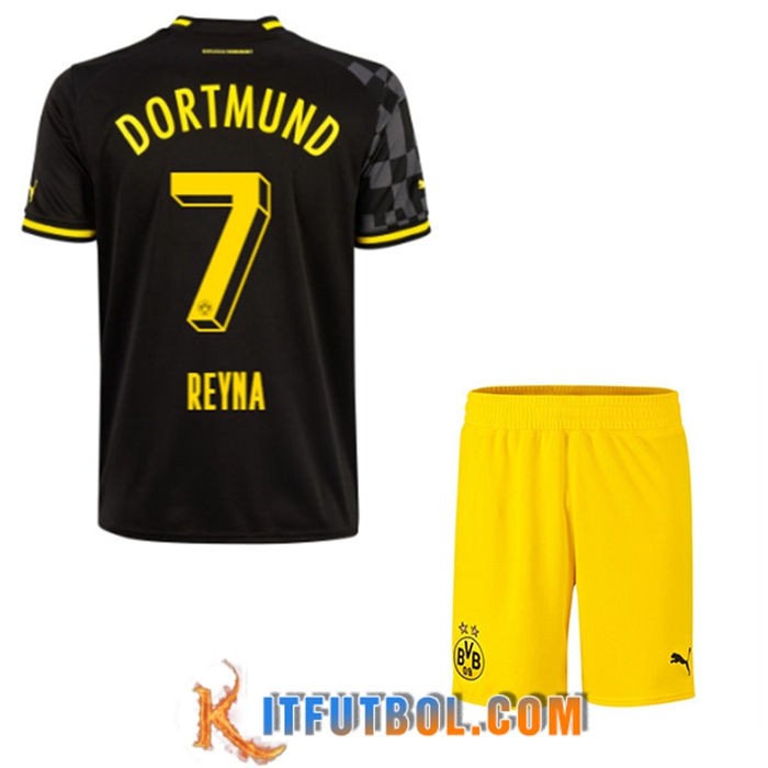 Camisetas De Futbol Dortmund BVB (REYNA #7) Ninos Segunda 2022/23
