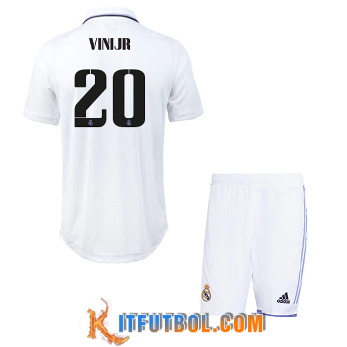 Camisetas De Futbol Real Madrid (VINIJR #20) Ninos Primera 2022/23