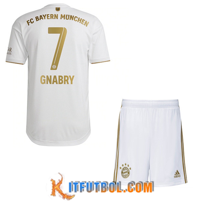 Camisetas De Futbol Bayern Munich (GNABRY #7) Ninos Segunda 2022/23