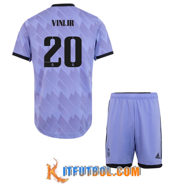 Camisetas De Futbol Real Madrid (VINIJR #20) Ninos Segunda 2022/23