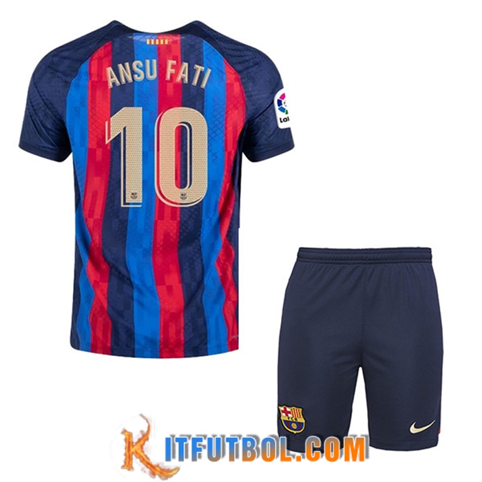 Camisetas De Futbol FC Barcelona (ANSU FATI #10) Ninos Primera 2022/23