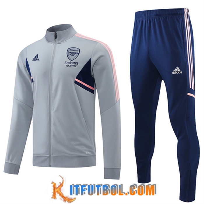Chandal Equipos De Futbol - Chaqueta Arsenal Gris 2022/2023