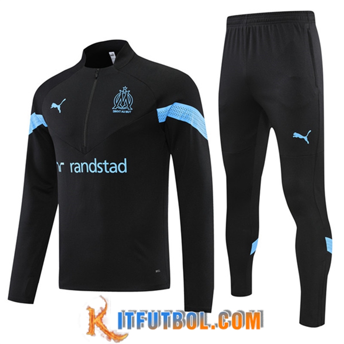 Chandal Equipos De Futbol Marsella Negro 2022/2023