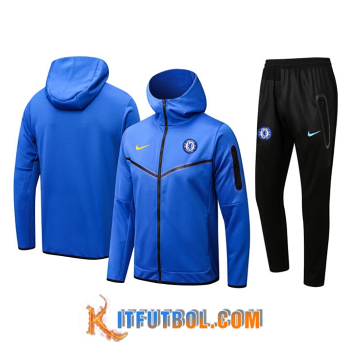 Chaqueta Con Capucha Chandal FC Chelsea Azul 2022/2023