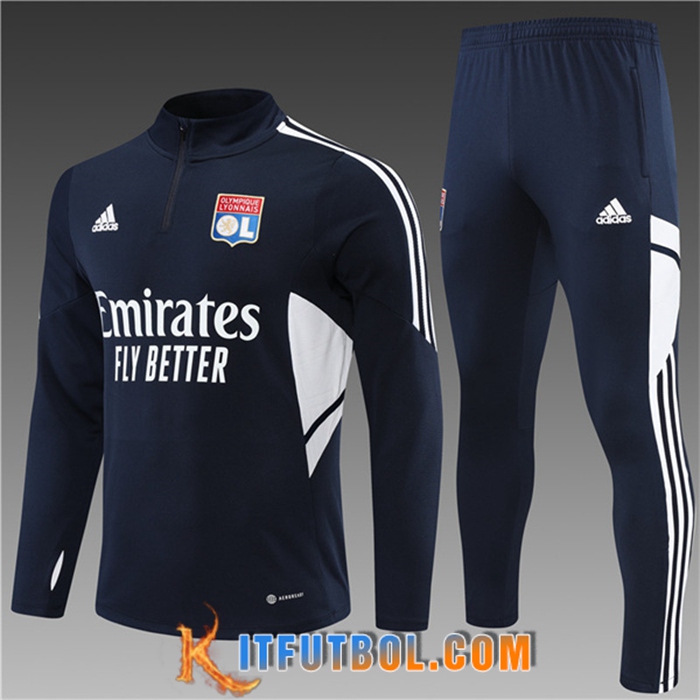 Chandal Equipos De Futbol Lyon Ninos Azul marino 2022/2023