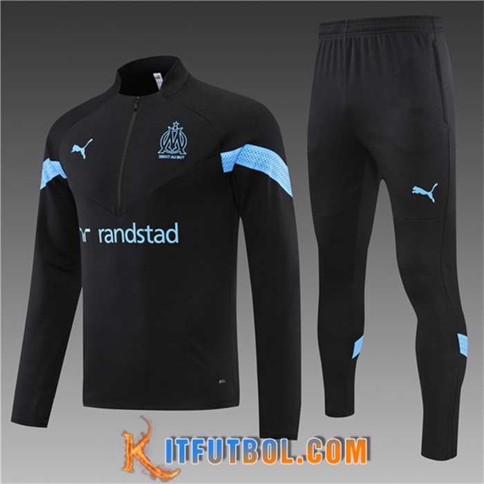 Chandal Equipos De Futbol Marsella Ninos Negro 2022/2023