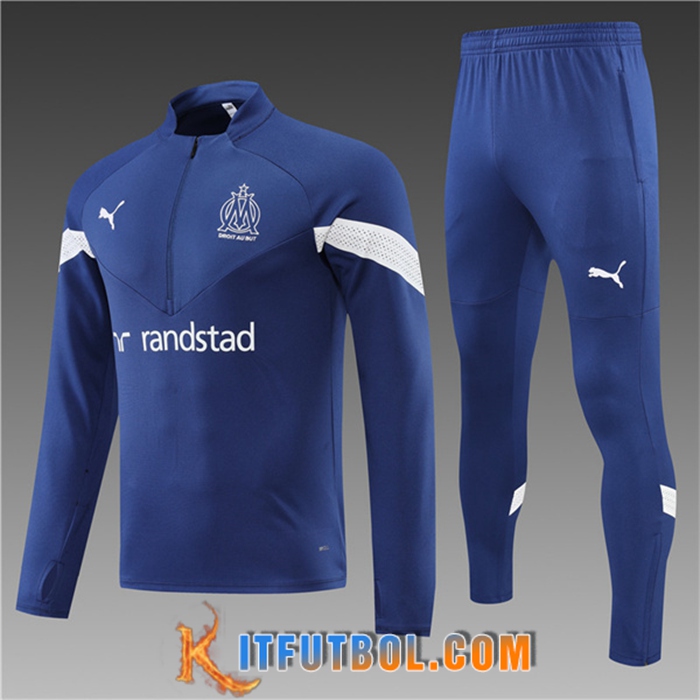 Chandal Equipos De Futbol Marsella Ninos Azul 2022/2023