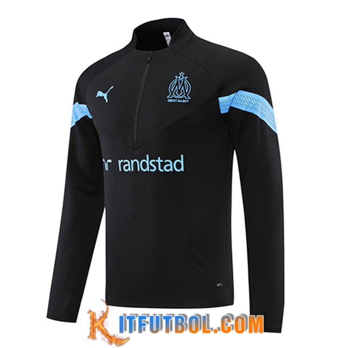 Sudadera De Entrenamiento Marsella Negro 2022/2023