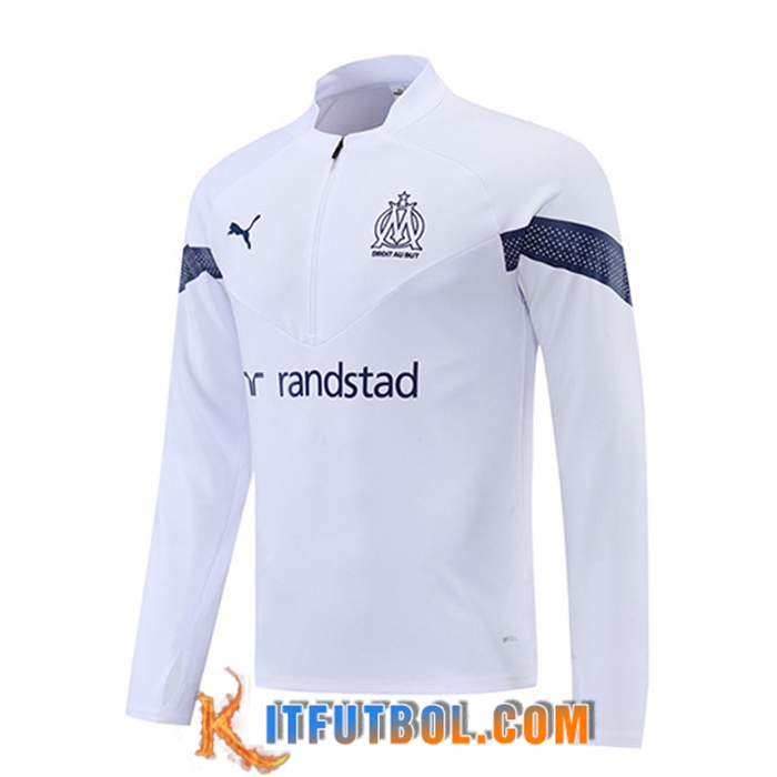 Sudadera De Entrenamiento Marsella Blanco 2022/2023