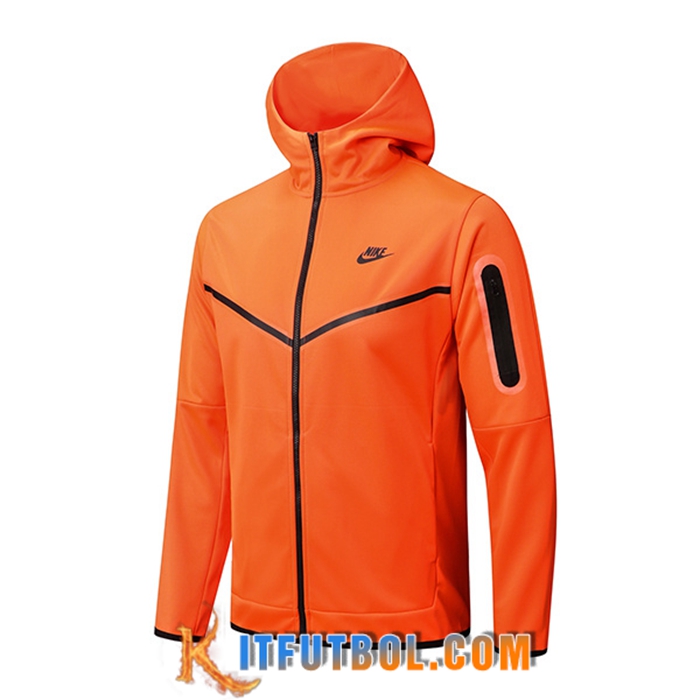 Chaqueta Con Capucha NIKE Naranja 2022/2023