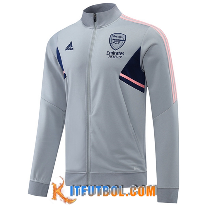 Chaquetas Futbol Arsenal Gris 2022/2023