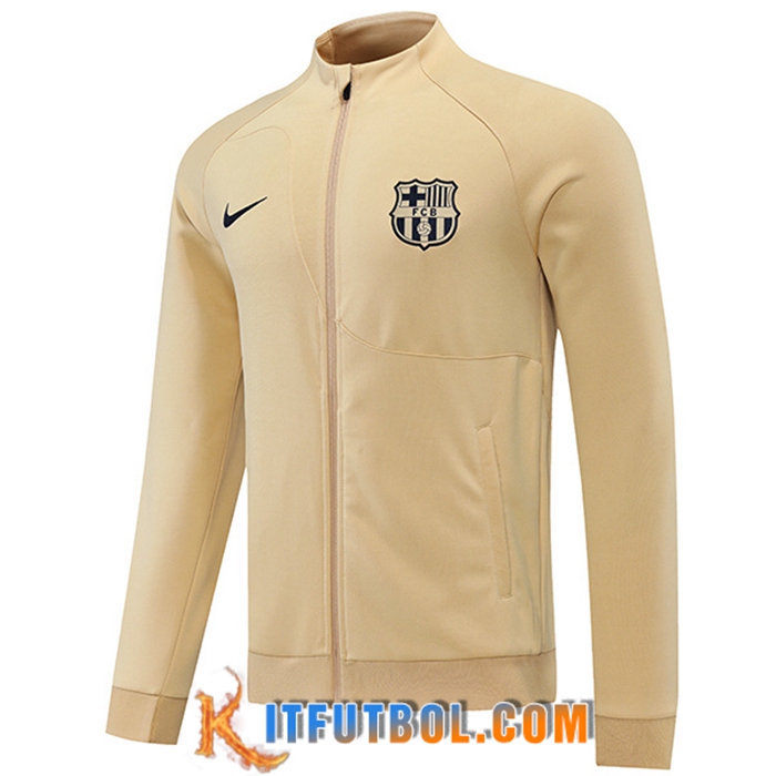 Chaquetas Futbol FC Barcelona Amarillo 2022/2023