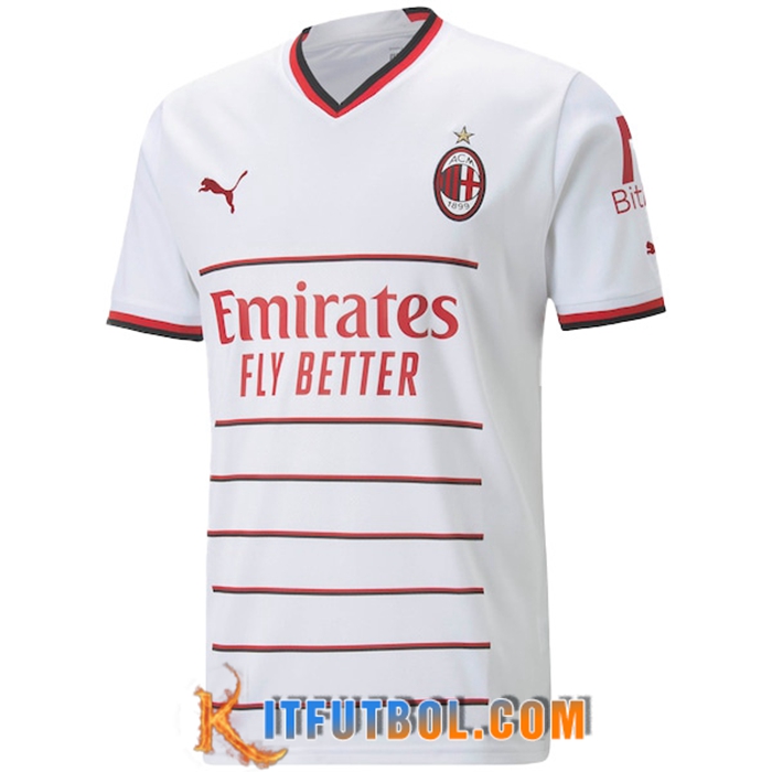 Nueva Camisetas De Futbol AC Milan Segunda 2022/2023