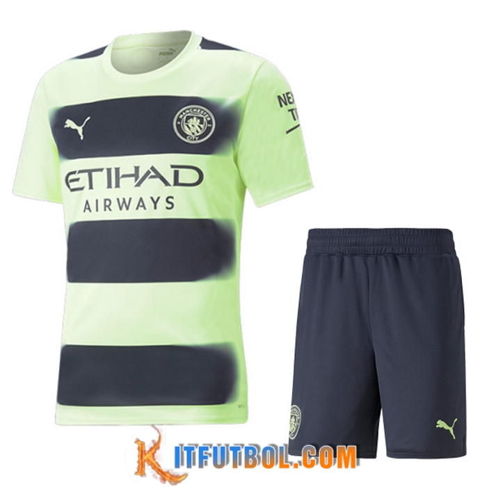 Camisetas De Futbol Manchester City Segunda + Cortos 2022/2023