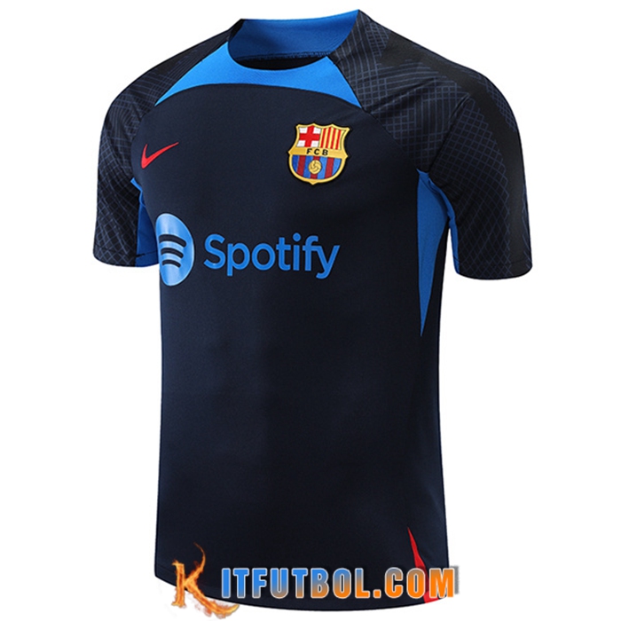Camiseta Entrenamiento FC Barcelona Azul Marin 2022/2023