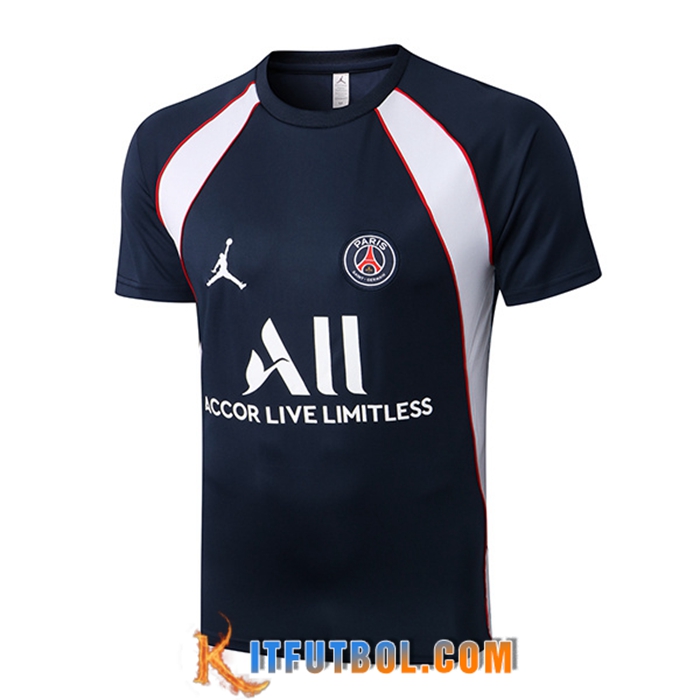 Camiseta Entrenamiento PSG Jordan Azul Marin/Blanco 2022/2023