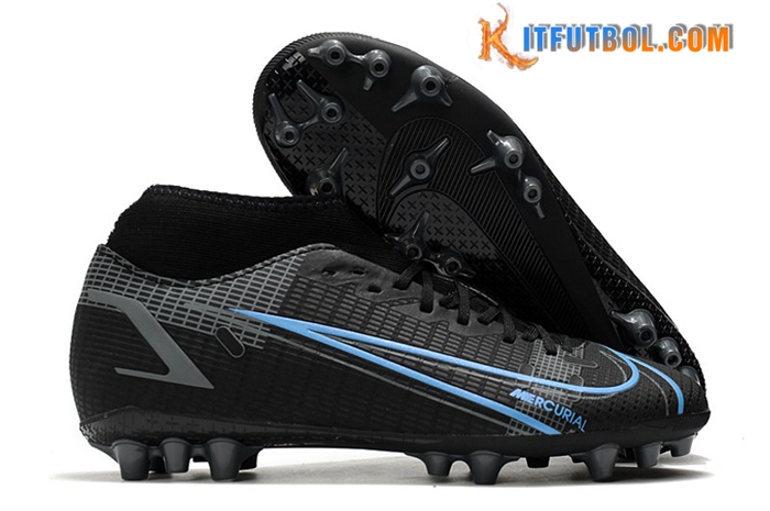 Nike Botas De Fútbol Superfly 8 Academy AG Negro