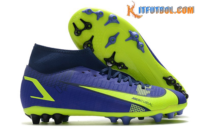 Nike Botas De Fútbol Superfly 8 Academy AG Azul marino