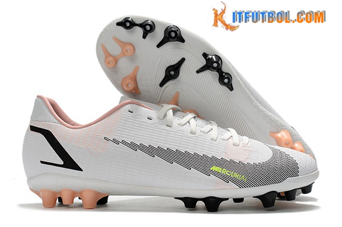 Nike Botas De Fútbol Vapor 14 Academy AG Blanco