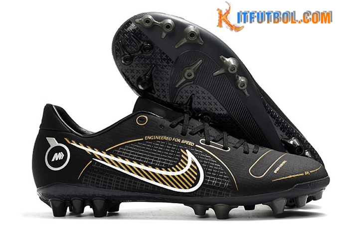 Nike Botas De Fútbol Vapor 14 Academy AG Negro