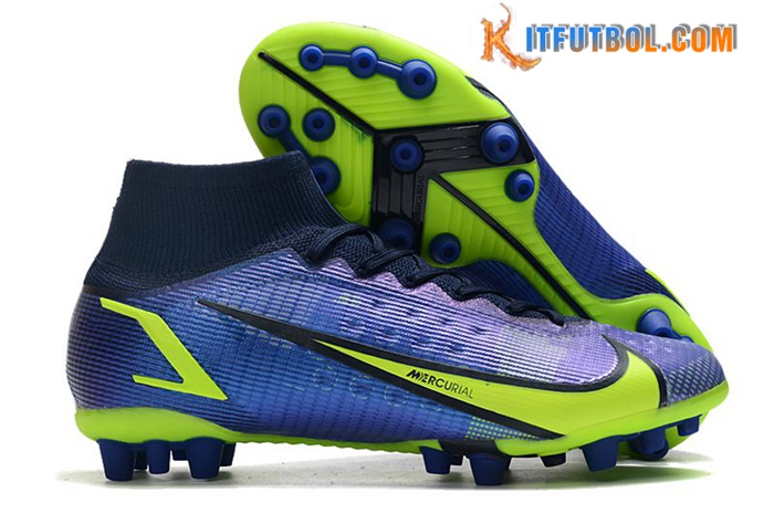 Nike Botas De Fútbol Superfly 8 Pro AG Azul marino