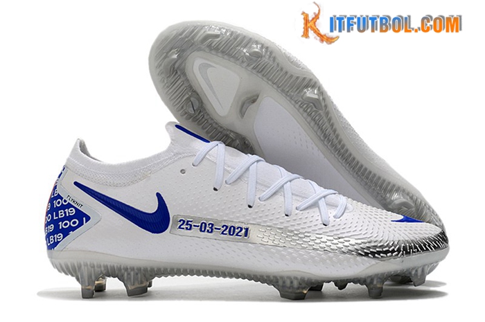 Nike Botas De Fútbol Phantom GT Elite FG Blanco