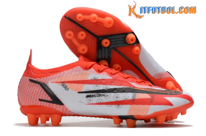 Nike Botas De Fútbol Vapor 14 Elite PRO AG Rojo