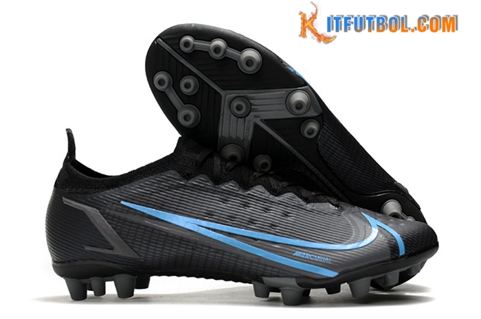 Nike Botas De Fútbol Vapor 14 Elite PRO AG Negro