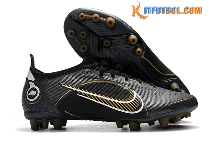 Nike Botas De Fútbol Vapor 14 Elite PRO AG Negro