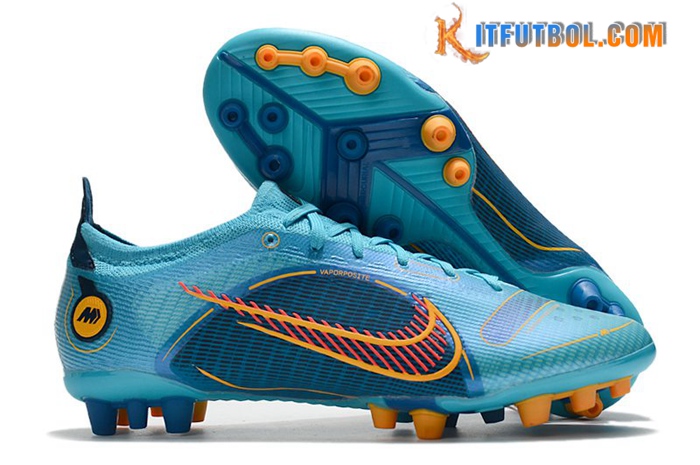 Nike Botas De Fútbol Vapor 14 Elite PRO AG Azul