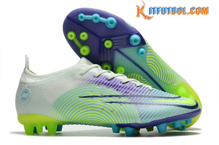 Nike Botas De Fútbol Vapor 14 Elite PRO AG Verde/Violeta