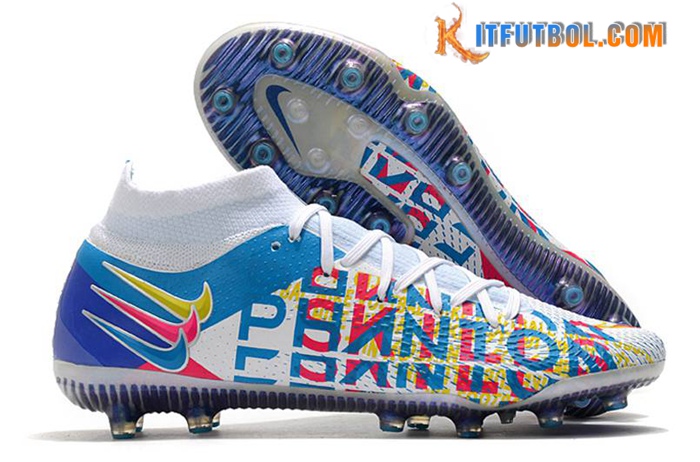Nike Botas De Fútbol Phantom GT Elite Dynamic Fit AG-PRO Amarillo/Rosa/Azul
