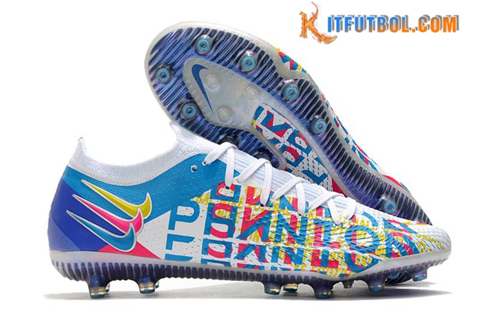 Nike Botas De Fútbol Phantom GT Elite AG-PRO Amarillo/Rosa/Azul