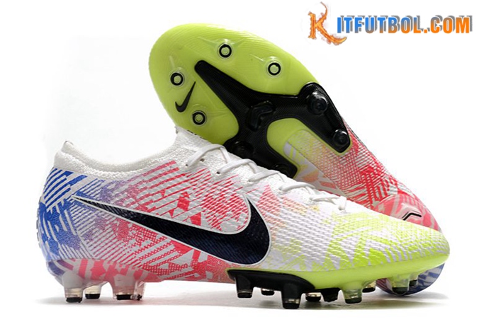 Nike Botas De Fútbol Mercurial Vapor 13 Elite AG Amarillo/Rosa/Azul