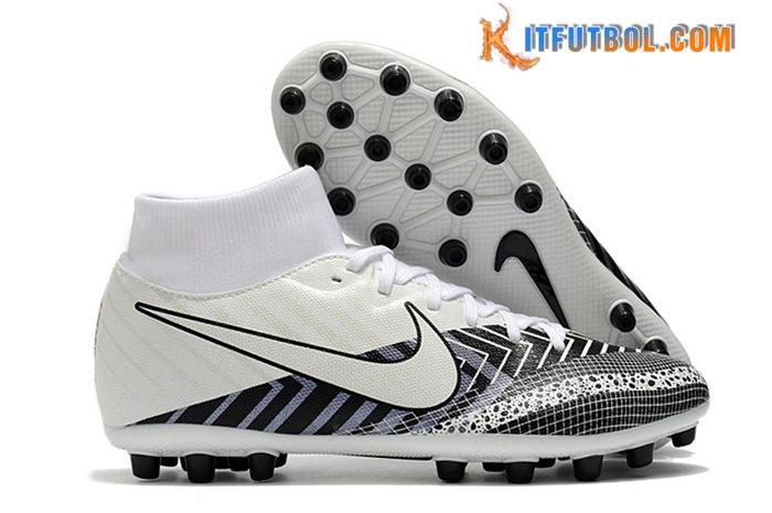 Nike Botas De Fútbol Superfly 7 Academy CR7 AG Negro/Blanco