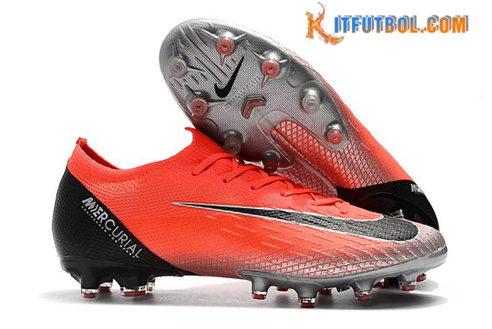 Nike Botas De Fútbol Mercurial Vapor VII Elite CR7 AG Rojo
