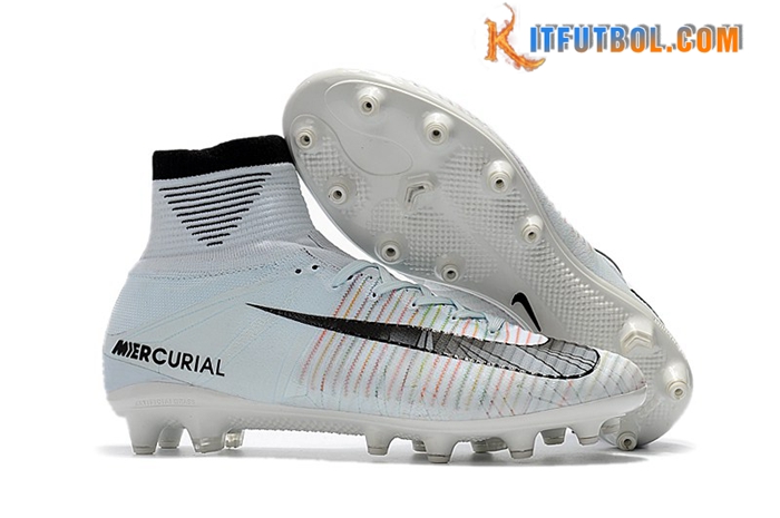 Nike Botas De Fútbol Mercurial Superfly V Ronalro AG Azul Claro