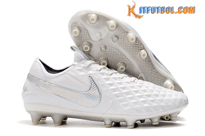 Nike Botas De Fútbol Tiempo Legend 8 Elite AG Blanco