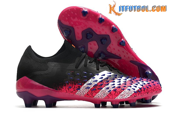 Adidas Botas De Fútbol Predator Freak .1 Low FG Negro/Rosa