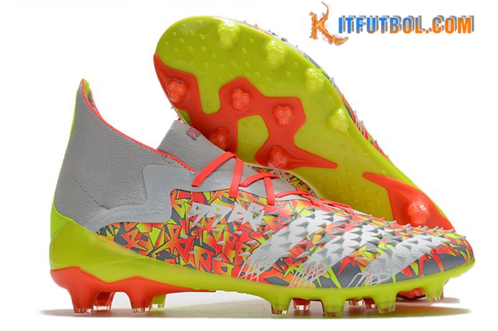 Adidas Botas De Fútbol Predator Freak.1 AG Amarillo/Naranja