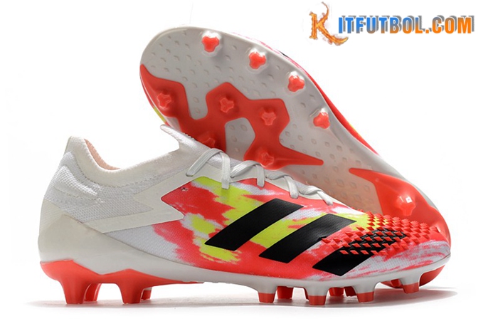 Adidas Botas De Fútbol Predator Mutator 20.1 Low AG Naranja/Blanco