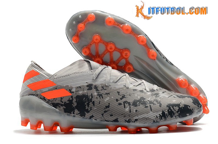 Adidas Botas De Fútbol Nemeziz 19.1 AG Gris