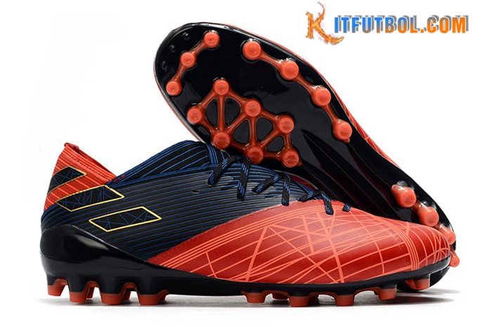 Adidas Botas De Fútbol Nemeziz 19.1 AG Rojo/Azul
