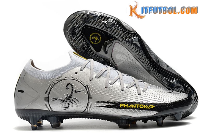 Nike Botas De Fútbol Phantom Scorpion Elite FG Plata