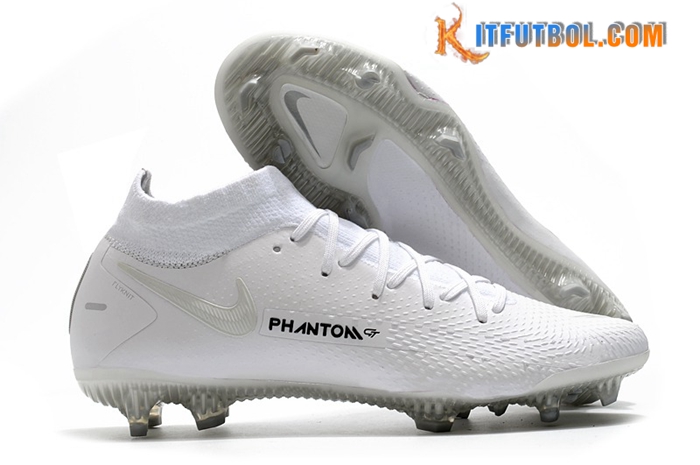 Nike Botas De Fútbol Phantom GT Elite Dynamic Fit FG Blanco