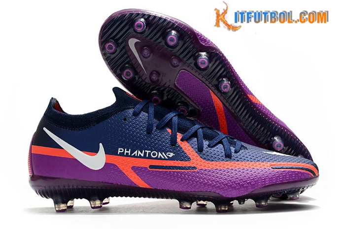 Nike Botas De Fútbol Phantom GT Elite AG-PRO Azul/Violeta