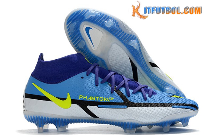 Nike Botas De Fútbol Phantom GT2 Dynamic Fit Elite FG Azul