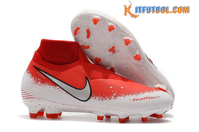 Nike Botas De Fútbol Phantom VSN Elite DF FG Rojo